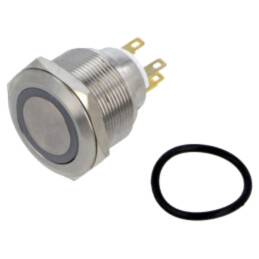 Comutator: anti-vandalism; Poz: 2; SPDT; 3A/220VAC; 5A/24VDC; IP65