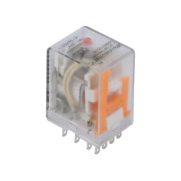 Releu: electromagnetic; 4PDT; Ubobină: 24VAC; Icontacte max: 5A