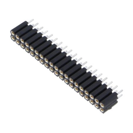 Conector: şiruri pini; soclu; mamă; PIN: 38; BL 6; 3A; 150V; drept
