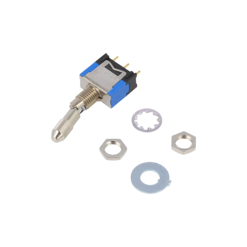 Comutator: basculant; Poz: 2; SPDT; ON-ON; 0,1A/48VAC; 0,1A/48VDC Comutator: basculant; Poz: 2; SPDT; ON-ON; 0,1A/48VAC; 0,1A/48VDC
