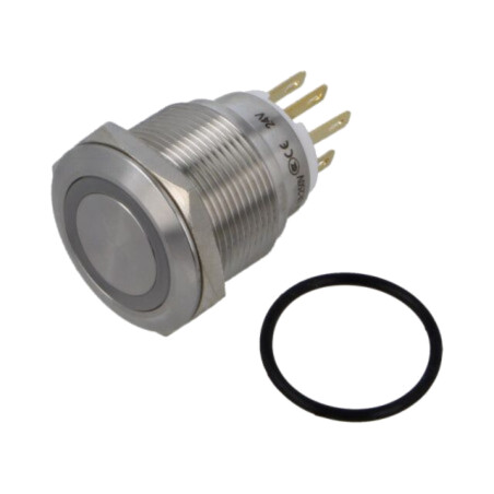 Comutator: anti-vandalism; Poz: 2; SPDT; 3A/220VAC; 5A/24VDC; IP65