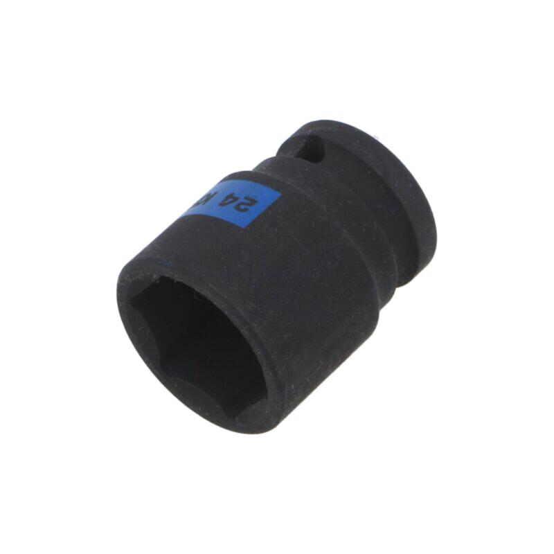 Cap; tubulară,cu impact; 24mm; 1/2"; Lung.manşon: 42mm; scurtă Cap; tubulară,cu impact; 24mm; 1/2"; Lung.manşon: 42mm; scurtă
