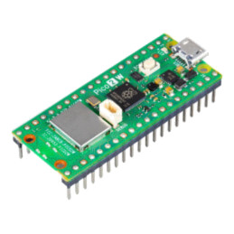 Set: placă prototip; Raspberry Pi PICO 2 W WITH HEADER; 2,4GHz