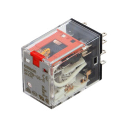 Releu: electromagnetic; DPDT; Ubobină: 24VAC; Icontacte max: 10A