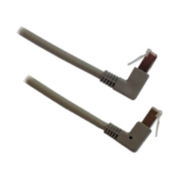 Patch cord; S/FTP; 7; litat; Cu; LSZH; gri; 2m; 26AWG; fără halogen