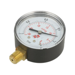 Vacuumetru; -1÷0bar; lichide neagresive,gaze inerte; 63mm