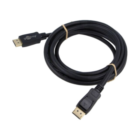 Cablu; DisplayPort mufă,din ambele părţi; PVC; Lung: 3m; negru