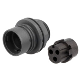 Conector: circular; soclu; mamă; PIN: 3; 16A; 277V; fără contacte