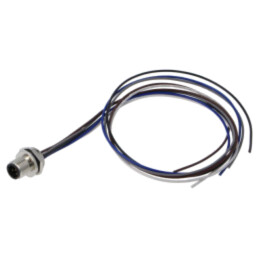 Conector: M12; soclu; tată; 2A; 60V; PIN: 5; IP67; drept; cabluri