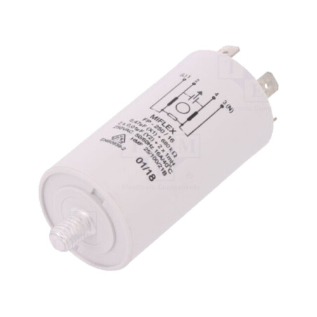 Filtru: anti-interferenţe; alimentare; 250VAC; Cx: 0,47uF; Cy: 10nF