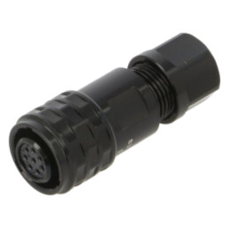 Conector: circular; mufă; mamă; PIN: 8; IP67; SA8; 4÷5mm; 3A; 30V