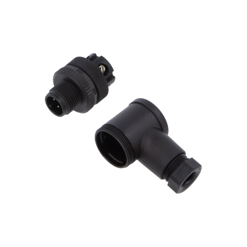 Conector: M12; tată; 713; 250V; IP67; terminal cu şurub; PA; 18AWG