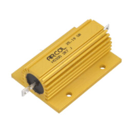 Rezistor: bobinat; cu radiator; înşurubare; 2,7Ω; 100W; ±5%