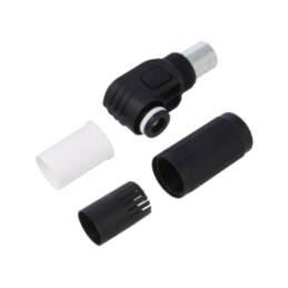 Conector: alimentare DC; mufă; ES-250A; 1,5kV; PIN: 1; IP67; crimpat