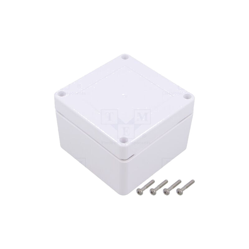 Carcasă: universală; X: 90mm; Y: 90mm; Z: 60mm; cu bucşă din alamă Carcasă: universală; X: 90mm; Y: 90mm; Z: 60mm; cu bucşă din alamă