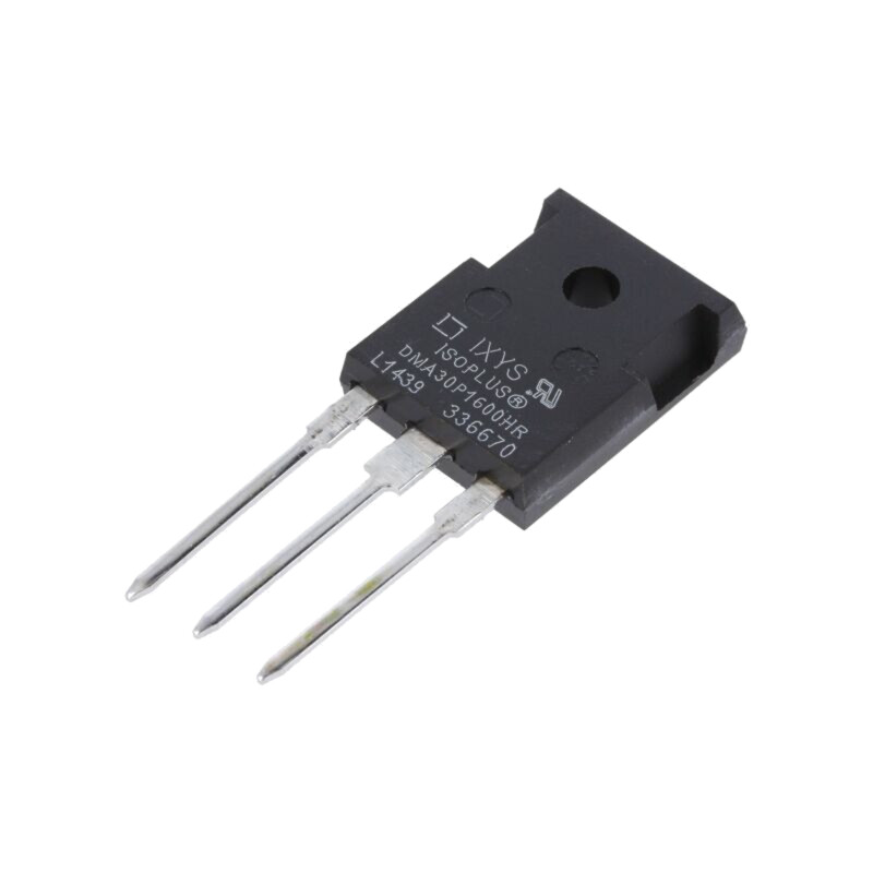 Diodă: redresoare; THT; 1,6kV; 30A; tub; Ifsm: 255A; ISO247™; 115W