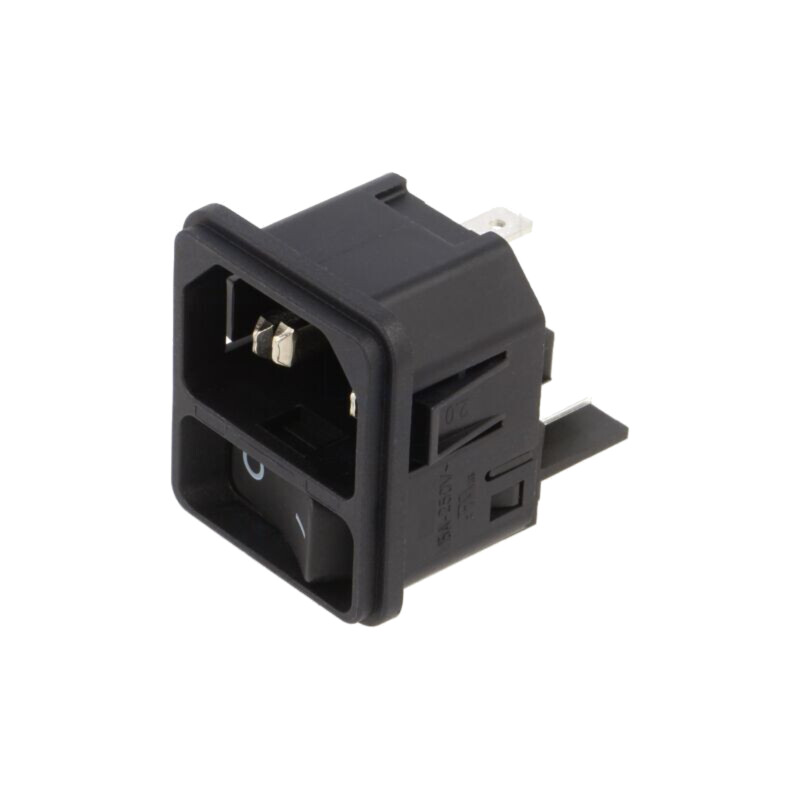 Conector: alimentare AC; soclu; tată; 15A; 250VAC; C14 (E); DC11 Conector: alimentare AC; soclu; tată; 15A; 250VAC; C14 (E); DC11
