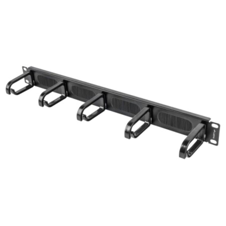Organizator cabluri; 1U; neagră; Standard: 19"