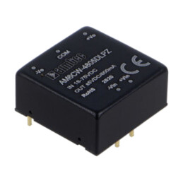 Convertor: DC/DC; 6W; Uintr: 18÷75VDC; Uieş: 5VDC; Uieş2: -5VDC; THT