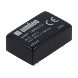 Convertor: DC/DC; 6W; Uintr: 9÷18VDC; Uieş: 5VDC; Iintr: 607mA; DIP24