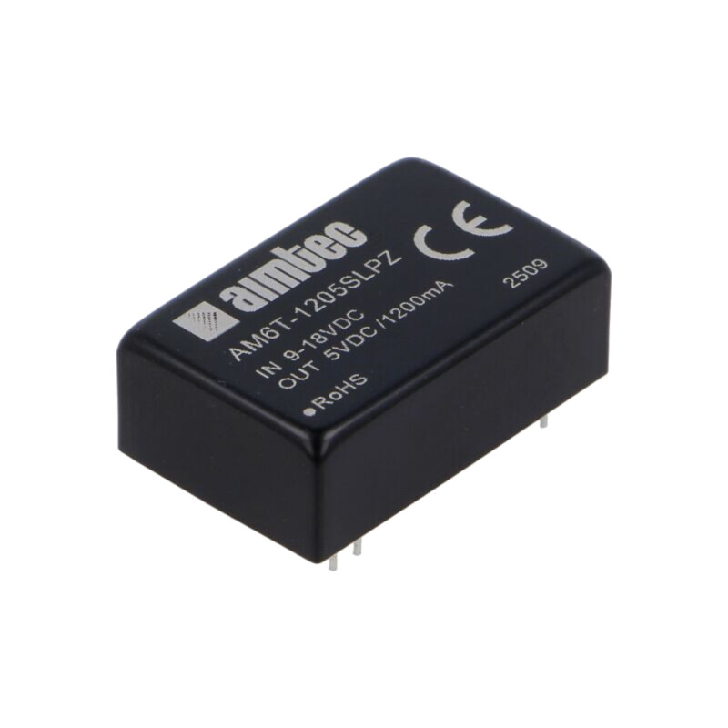 Convertor: DC/DC; 6W; Uintr: 9÷18VDC; Uieş: 5VDC; Iintr: 607mA; DIP24 Convertor: DC/DC; 6W; Uintr: 9÷18VDC; Uieş: 5VDC; Iintr: 607mA; DIP24