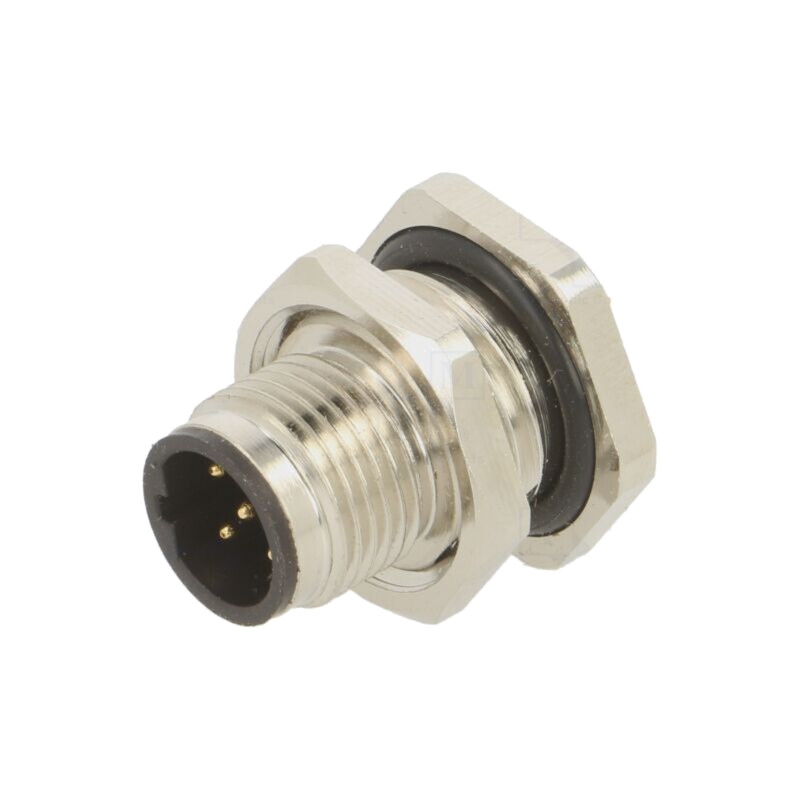 Conector: M12; soclu; tată; 2A; 60V; PIN: 5; IP67; drept; THT; 0,34mm2 Conector: M12; soclu; tată; 2A; 60V; PIN: 5; IP67; drept; THT; 0,34mm2