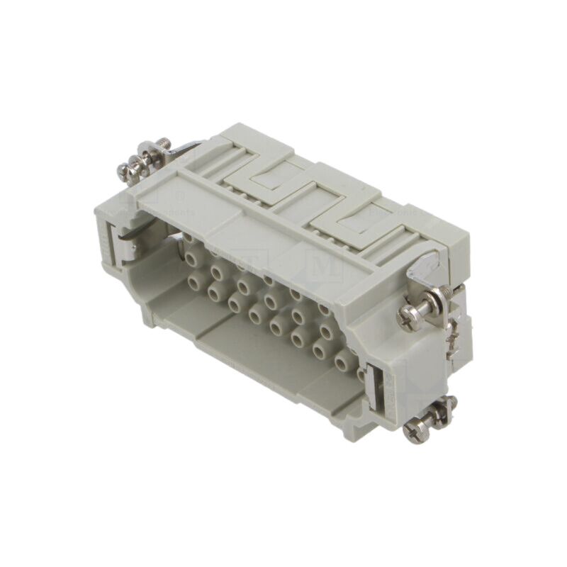 Conector: HDC; inserturi de contact; tată; CQE; PIN: 32; 16A; 600V Conector: HDC; inserturi de contact; tată; CQE; PIN: 32; 16A; 600V