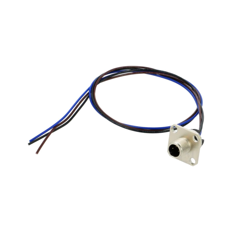 Conector: M12; soclu; tată; 4A; 250V; PIN: 3; IP67; drept; cabluri Conector: M12; soclu; tată; 4A; 250V; PIN: 3; IP67; drept; cabluri
