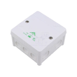 Carcasă: cutie de conexiuni; X: 87mm; Y: 87mm; Z: 52mm; IP66; albe