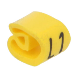 Markere; Marcaj: L1; 4÷10mm; PVC; galbenă; -30÷60°C; prin orificiu