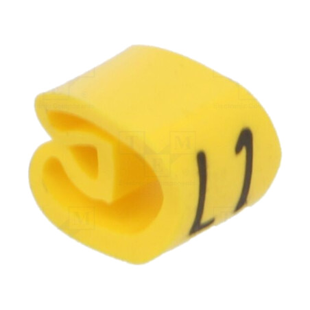 Markere; Marcaj: L1; 4÷10mm; PVC; galbenă; -30÷60°C; prin orificiu