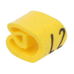 Markere; Marcaj: L2; 4÷10mm; PVC; galbenă; -30÷60°C; prin orificiu
