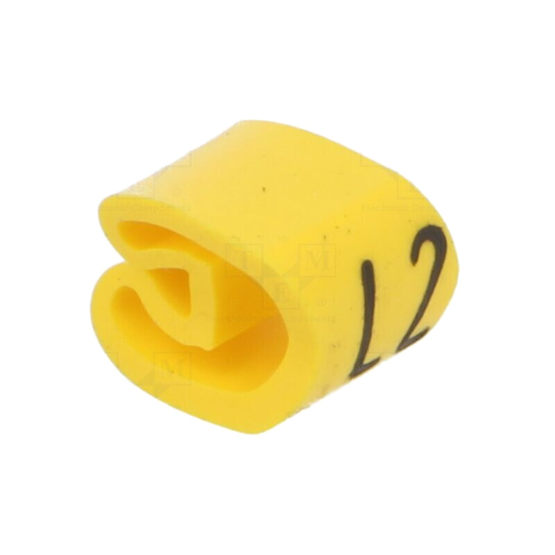 Markere; Marcaj: L2; 4÷10mm; PVC; galbenă; -30÷60°C; prin orificiu