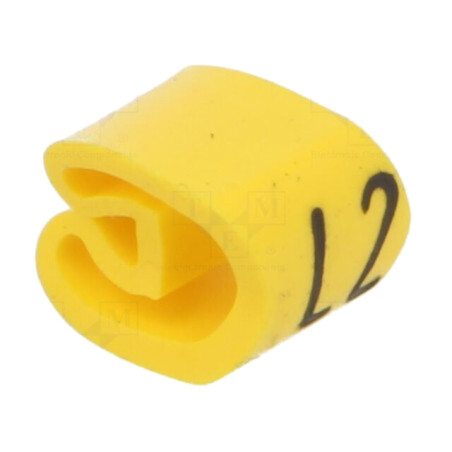 Markere; Marcaj: L2; 4÷10mm; PVC; galbenă; -30÷60°C; prin orificiu