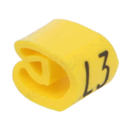Markere; Marcaj: L3; 4÷10mm; PVC; galbenă; -30÷60°C; prin orificiu