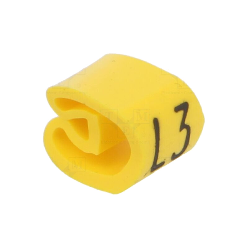 Markere; Marcaj: L3; 4÷10mm; PVC; galbenă; -30÷60°C; prin orificiu