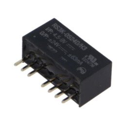 Convertor: DC/DC; 3W; Uintr: 4,5÷9VDC; Uieş: 24VDC; Uieş2: -24VDC