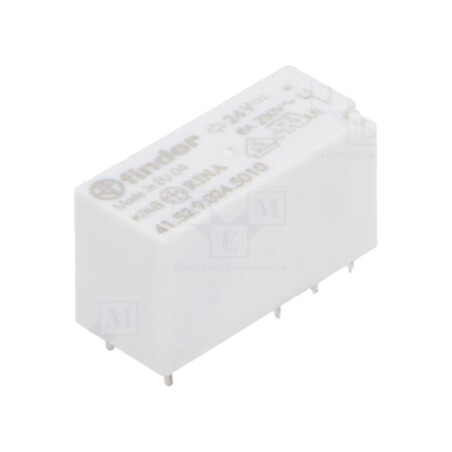 Releu: electromagnetic; Ubobină: 24VDC; Icontacte max: 15A; 41.52