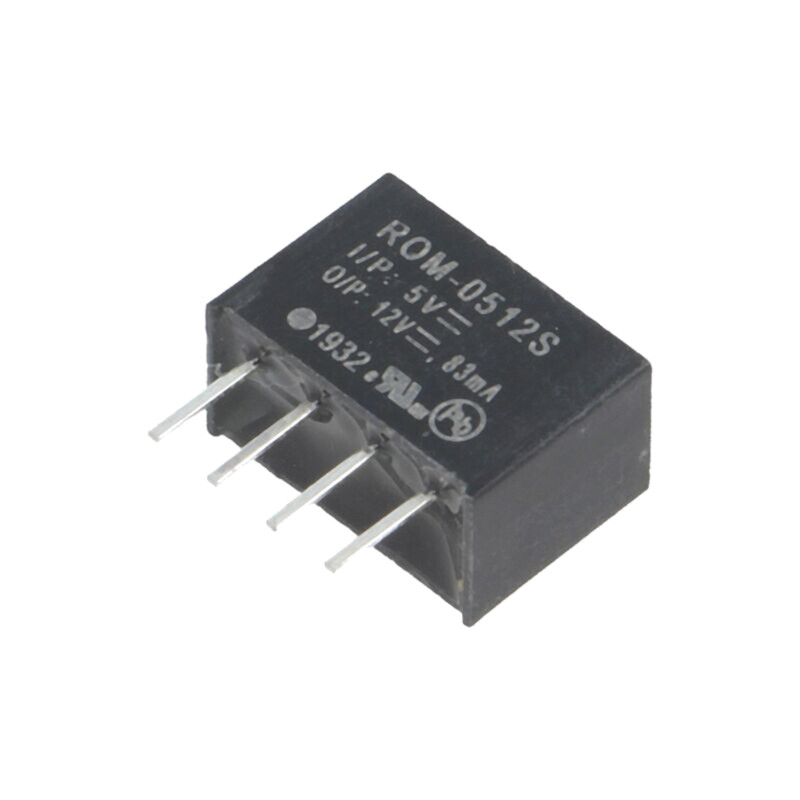 Convertor: DC/DC; 1W; Uintr: 4,5÷5,5VDC; Uieş: 12VDC; Iieş: 83mA