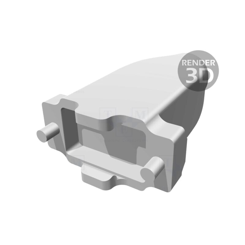 Carcasă pentru conectori: D-Sub; drept; ecranat; Fixare: şuruburi Carcasă pentru conectori: D-Sub; drept; ecranat; Fixare: şuruburi