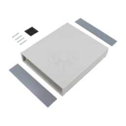 Carcasă: cu panou; X: 156mm; Y: 180mm; Z: 36mm; ABS; gri deschis