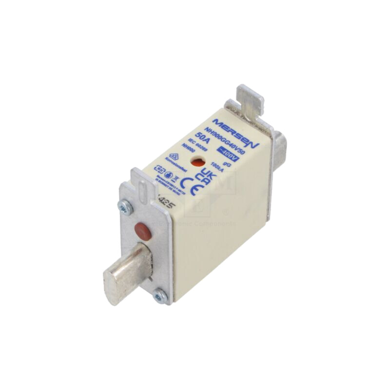 Siguranţă: siguranţă; 50A; 400VAC; gG; ceramică,industrial; NH000