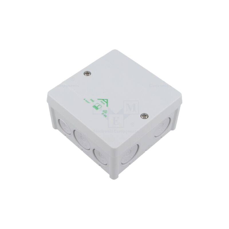 Carcasă: cutie de conexiuni; X: 102mm; Y: 102mm; Z: 57mm; IP66; gri Carcasă: cutie de conexiuni; X: 102mm; Y: 102mm; Z: 57mm; IP66; gri