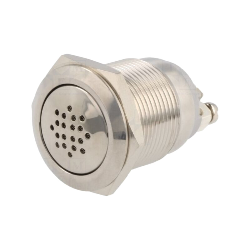 Semnalizator: acustic; 85dB; Ilum: fără; IP50; Ø19mm; 1÷10mm; 360mW Semnalizator: acustic; 85dB; Ilum: fără; IP50; Ø19mm; 1÷10mm; 360mW