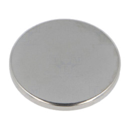 Magnet: fix; neodim; 54N; Ø: 32mm; H: 3mm