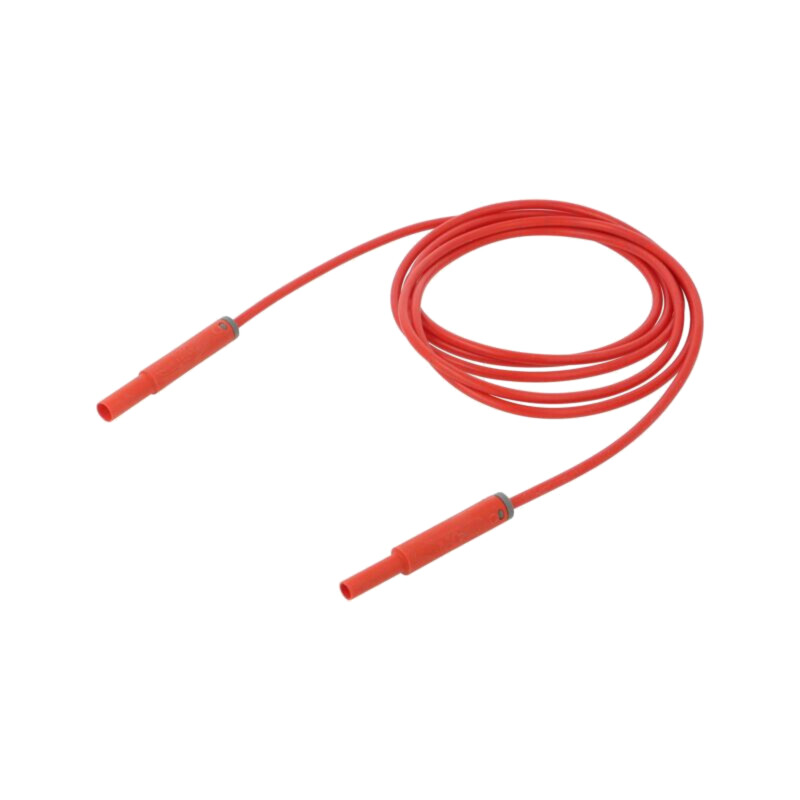 Cablu de măsurare; 19A; soclu banană 4mm,mufă banană 4 mm