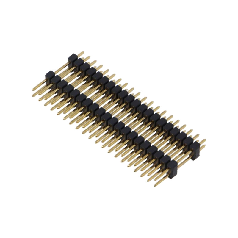 Conector: şiruri pini; şir pini; tată; PIN: 40; 3A; 250V; THT; 2,54mm