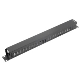 Organizator cabluri; 1U; Standard: 19"