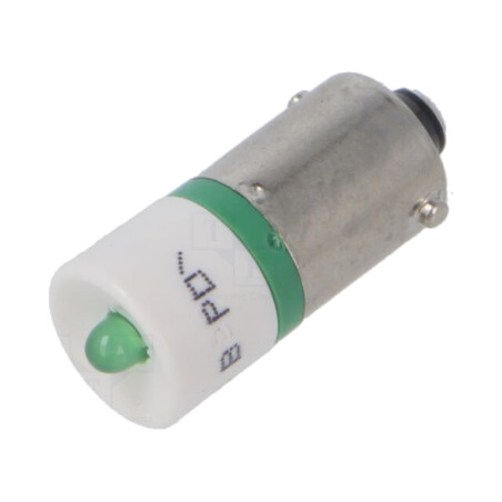 Lampă LED; verde; BA9S; 24VDC; 24VAC; Nr.diode: 1; OptoHiT