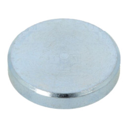 Magnet: fix; neodim; 110N; Ø: 20mm; H: 3,5mm; oţel